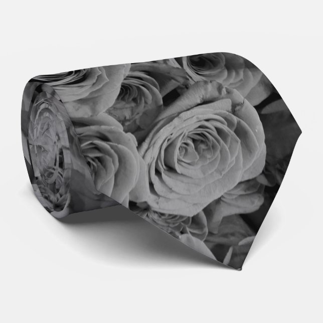 Cravate Rose gris (Roulé)