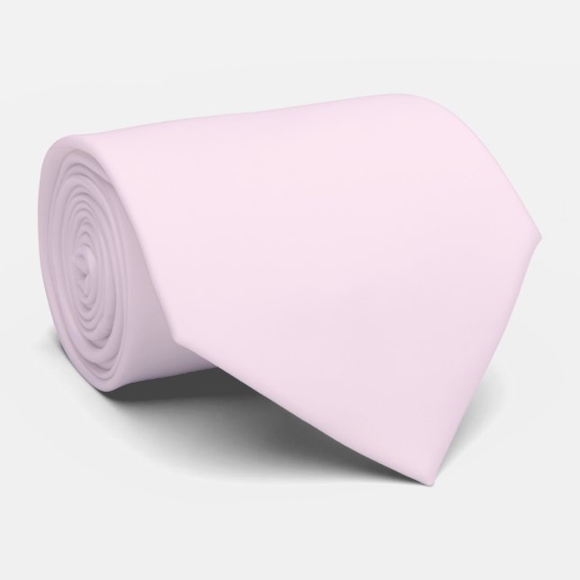 Cravate Rose Pâle, Couleur DIY (Roulé)