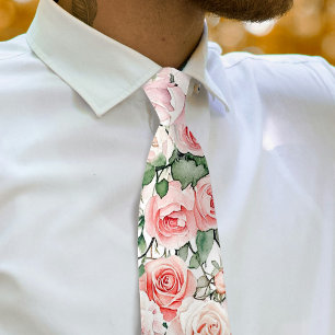 Cravate Rose Peach Blush