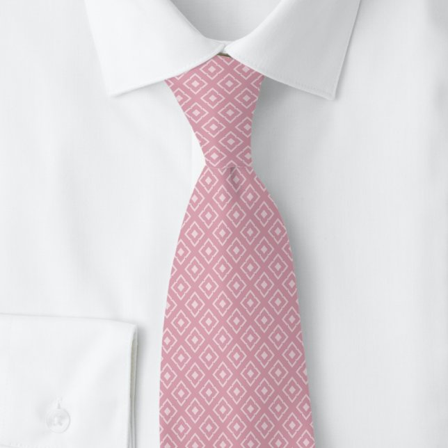 Cravate Rose Poussiéreux Diamant Encoche (Créateur téléchargé)