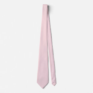 Cravate Rose quartz rose clair, ajoutez un monogramme