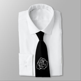Cravate Rose romantique rétro