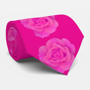 Cravate Rose rose Floral motif Abstrait cadeau fête Favori
