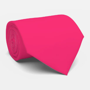 Cravate Rose rouge radical amaranthe de couleur claire