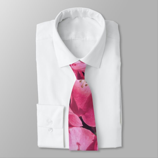 Cravate Roses roses (Attaché)
