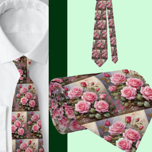 Cravate Roses Roses Roses Roses Formelles