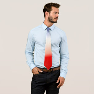 Cravate Rouge, Blanc, Bleu Spectaculaire