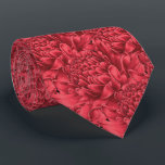 Cravate Rouge floral tropical<br><div class="desc">Le cravate floral pour homme tropical rouge torche gingembre est cool pour le bureau,  une nuit en ville,  un mariage,  pour le marié ou les groomsmen ou donner en cadeau à votre mari,  père,  frère ou meilleur ami. Faites une déclaration ! Plus de designs dans notre magasin.</div>