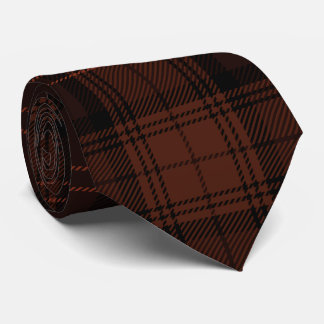 Cravate Rouge, Graphite, Van Cleef, Noir Twill Tartan Neck