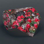 Cravate rouge surprise de noël<br><div class="desc">Christmas, advent, candles, poinsettia, red, chaud, arrangement romantique, solive, wonderful</div>