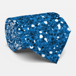Cravate Royal Blue Sparkle Ombre