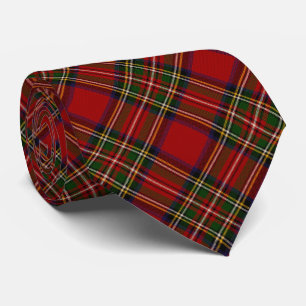 Cravate Royal Stewart Clan Tartan Plaid