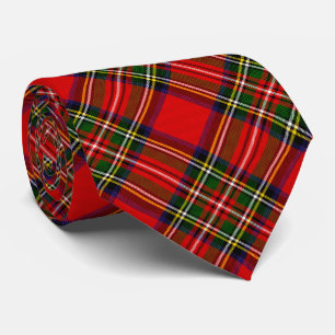 Cravate Royal Stewart Clan Tartan Plaid