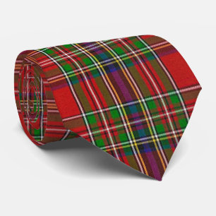Cravate Royal Stewart Clan Tartan Plaid