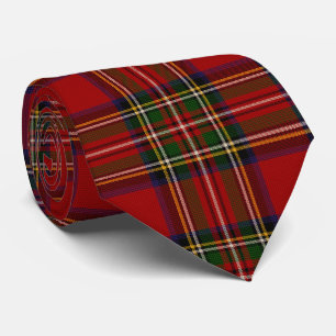 Cravate Royal Stewart Clan Tartan Plaid
