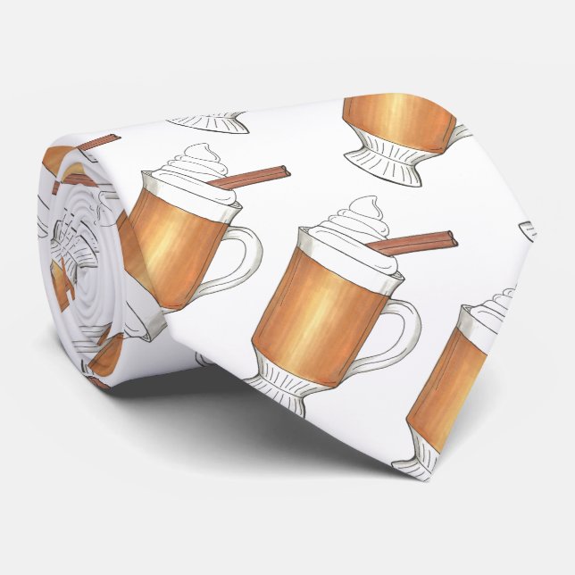 Cravate Rum à beurre chaud Fête de Noël d'hiver (Roulé)