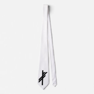 Cravate Rune Viking - Chance - noir