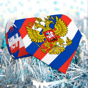 Cravate Russie Cravates, mode russe Drapeau