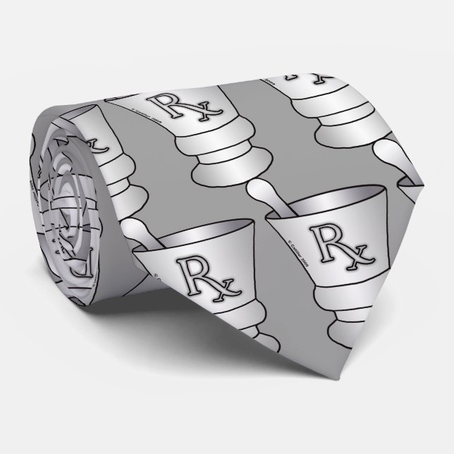 Cravate RX Mortar Pestle (Roulé)