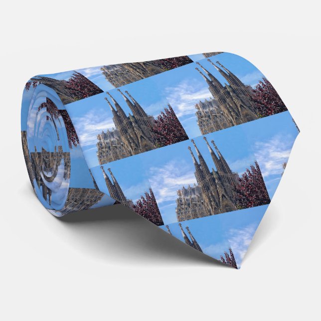 Cravate Sagrada familia (Roulé)