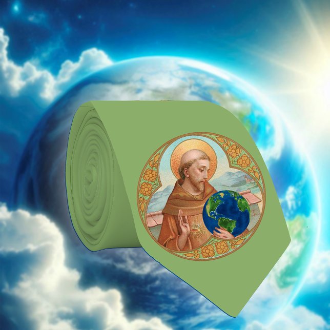 Cravate Saint François d'Assise et de l'Environnement (Ver (Créateur téléchargé)