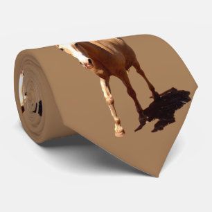 Cravate Salutation Palomino Horse,
