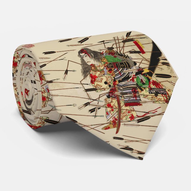 CRAVATE SAMURAI MASATSURA SE BATTRE DANS UNE DOUCHE DE FLÈ (Roulé)