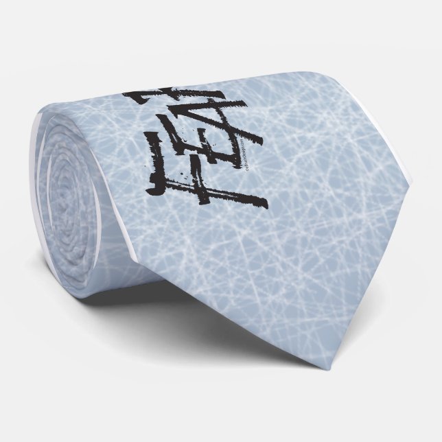 Cravate Sans peur (Hockey) (Roulé)