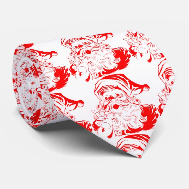Cravate Santa Claus (Roulé)