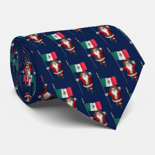 Cravate Santa Claus Visiting Of Mexico