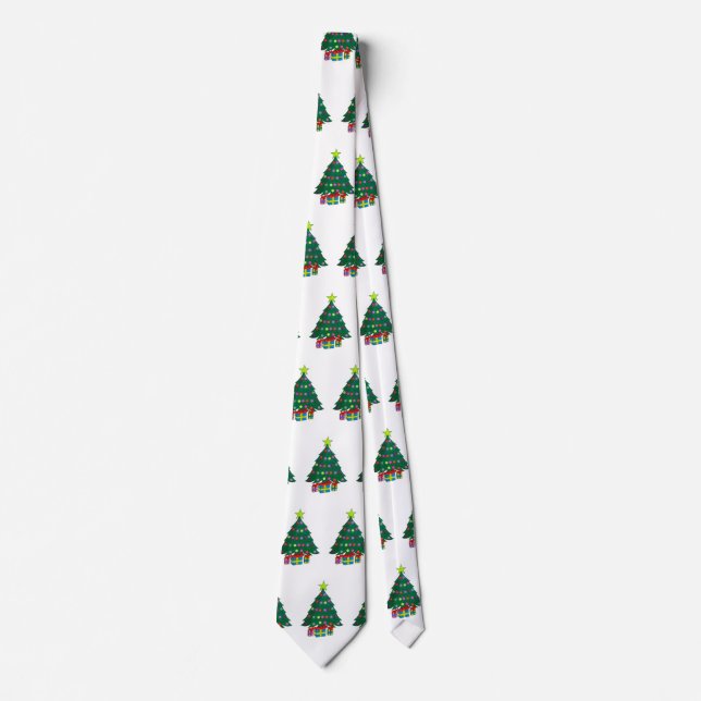 Cravate Sapin de Noël Cosy (Devant)