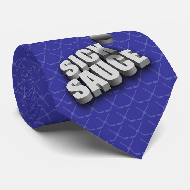 Cravate Sauce malade à services (hockey) (Roulé)
