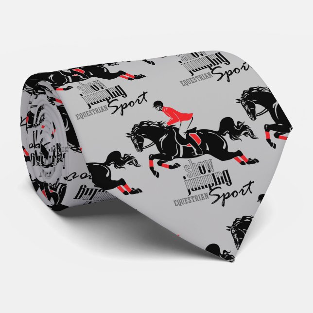 Cravate sauter équestre d'exposition (Roulé)