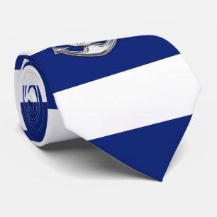 Cravate Sauveteur de chrome sur les rayures nautiques de