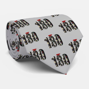 Cravate Score Des fléchettes Cent Quatre-Vingt,