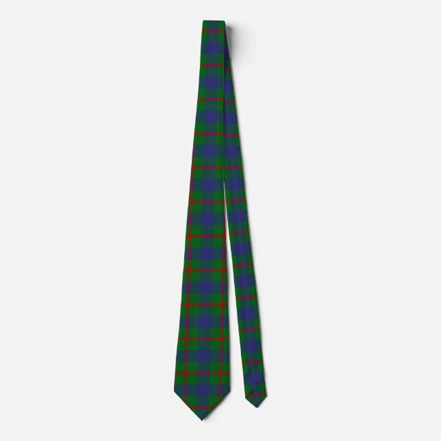 Cravate Scottish Clan Agnew Tartan Plaid (Devant)