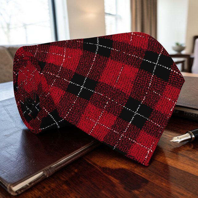 Cravate Scottish Tartan Plaid Custom Necktie (Créateur téléchargé)