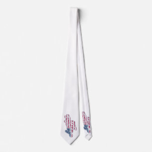 Cravate Script Drapeau Semiquincentenaire America 250