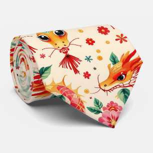 Cravate Serpent Dreams Chine nouvelle année