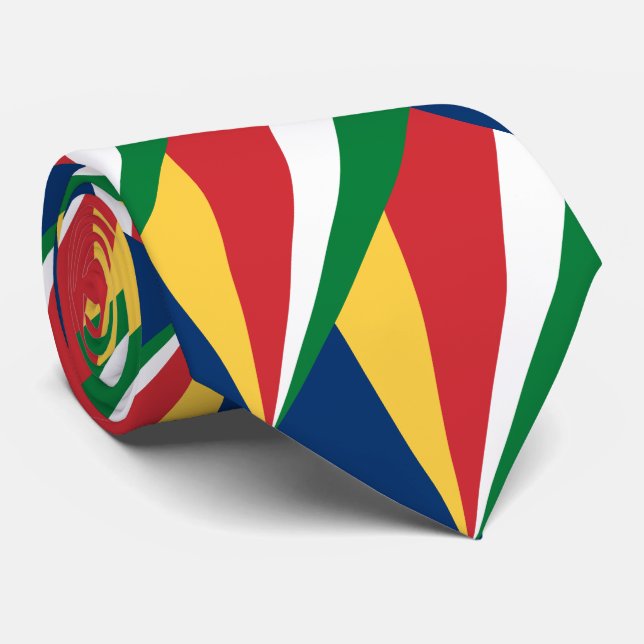 Cravate Seychelles Flag (Roulé)