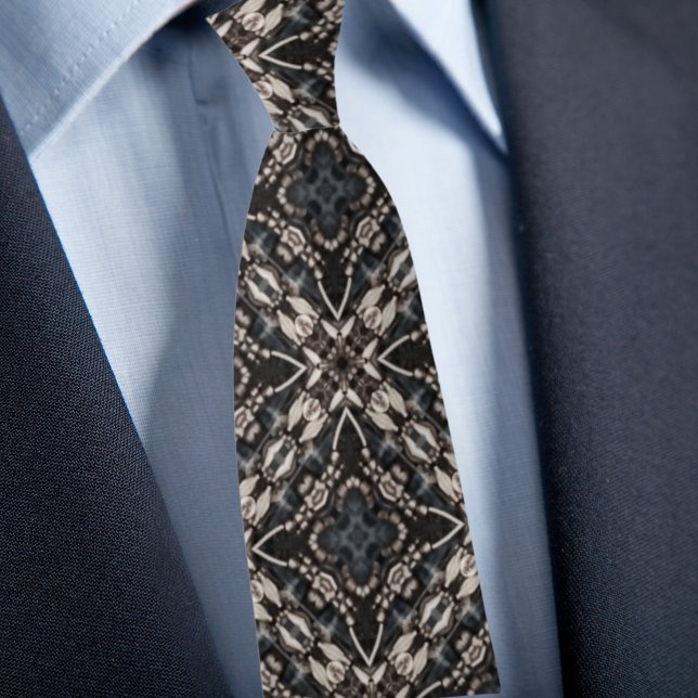 Cravate Shabby Chic Denim et Bijoux Necktie (Créateur téléchargé)