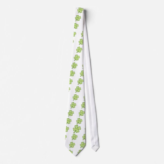 Cravate Shamrock chanceux de racquetball (Devant)
