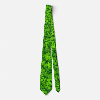 Cravate Shamrock Clovers vert