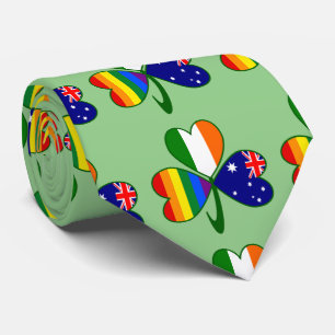 Cravate Shamrock Gay pride irlandais australien