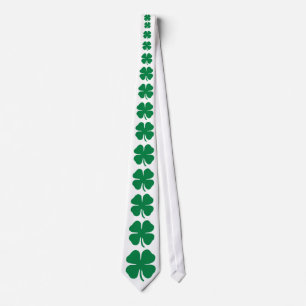 Cravate Shamrock irlandais