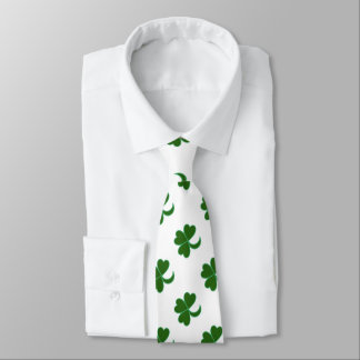 Cravate - Shamrocks éparpillés
