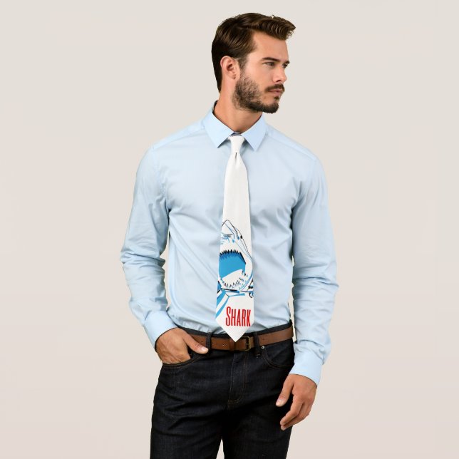 Cravate Shark Attack (En situation)