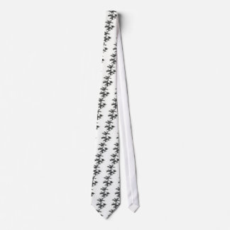 Cravate Silhouette en bambou noir