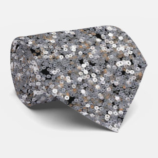 Cravate Silver Glitter Sparkles Wedding