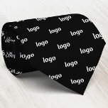 Cravate Simple Logo Pattern Business<br><div class="desc">Simple logo pattern design business branding professional tie for your staff and employee uniforms,  or to promote your business at corporate events,  trade shows,  sales meetings and consultations.</div>